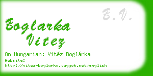boglarka vitez business card